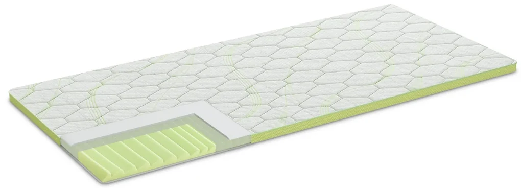 Topper cu 5 zone de confort Aloe Vera 4+1 80x200 cm