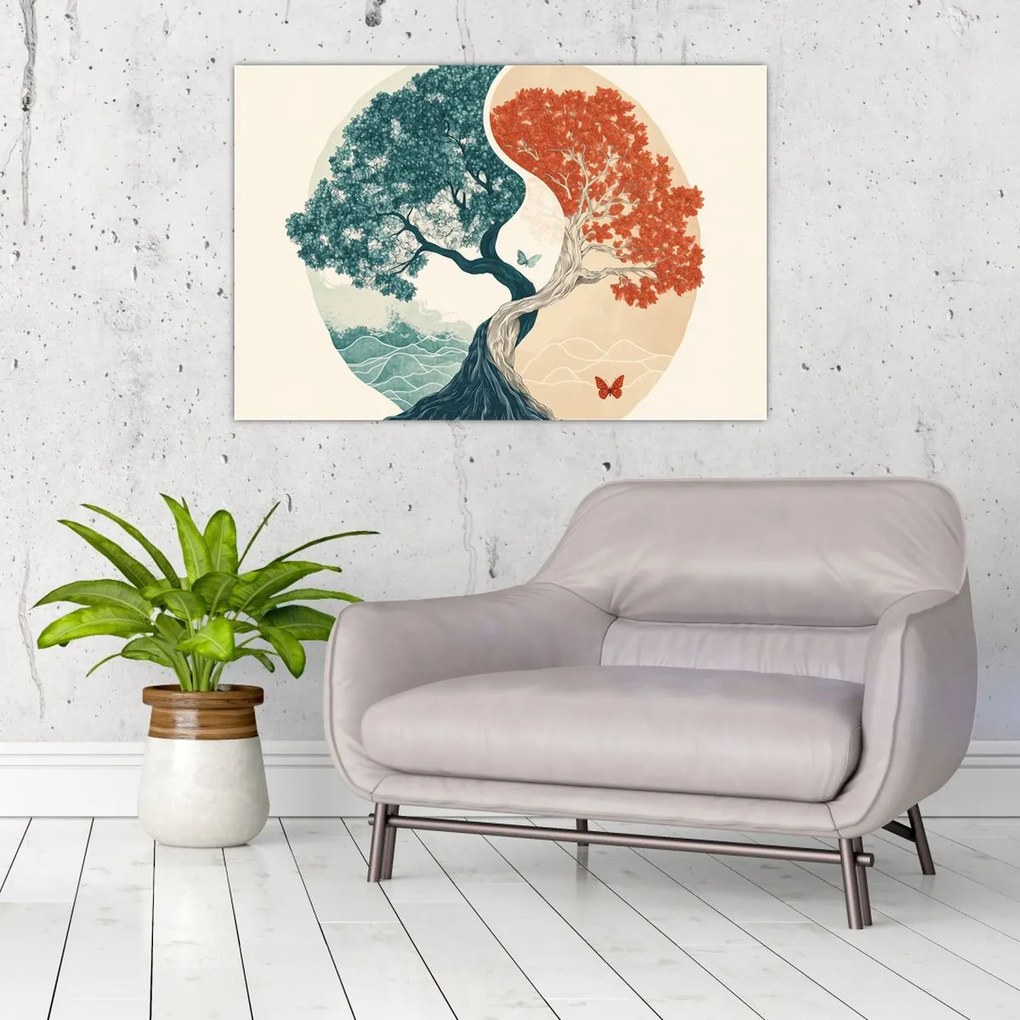 Tablou – Arbore plin de energie (90x60 cm)