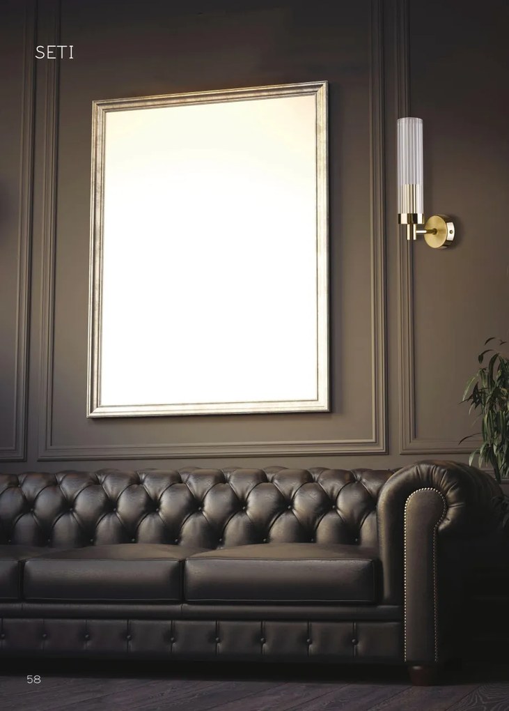 Candelabru modern realizat manual din alama Seti 8L