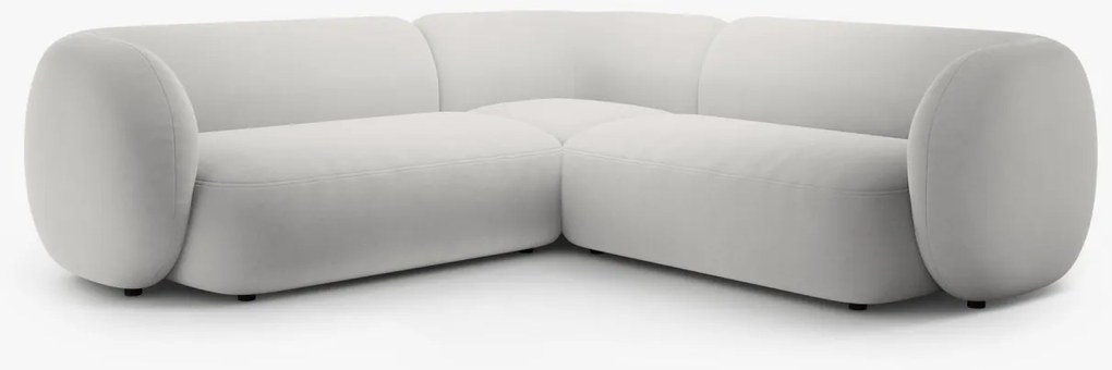 Coltar Kate 5 locuri catifea Salvador L252 cm