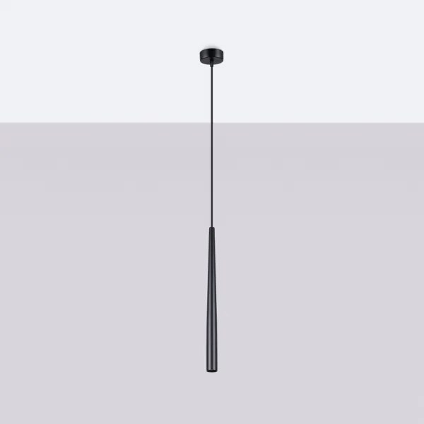 Lustră pe cablu Sollux SL.1462 BLISS 1xG9/8W/230V negru