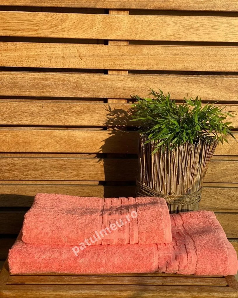Set 2 prosoape hotel, bumbac 100%, densitate 620 gsm, PBP-01