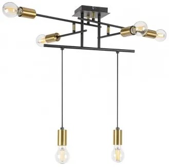 Suspensie vintage 6 becuri E27 Lanny 2116 Rabalux