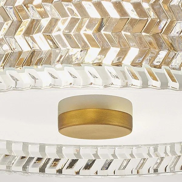 Plafonieră Hinkley HK-ELLE-F-S-HB 2xE27/60W/230V d. 30,5 cm auriu