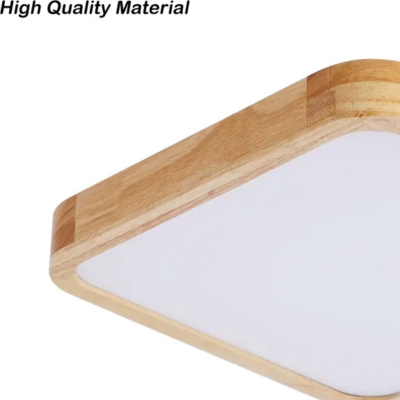 BRILAGI - Corp de iluminat LED dimabil WOODLINE SQUARE LED/48W/230V, stejar 40x40 cm + telecomandă
