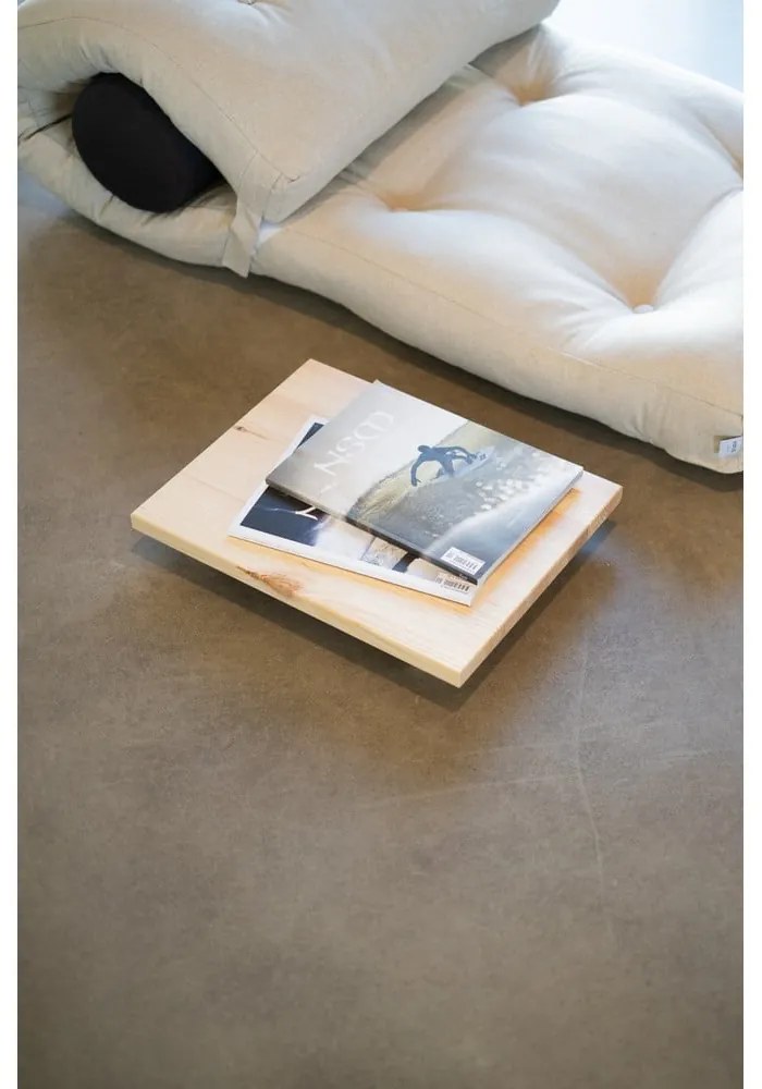 Set 2 noptiere din lemn de pin Karup Design Dock Natural, natural