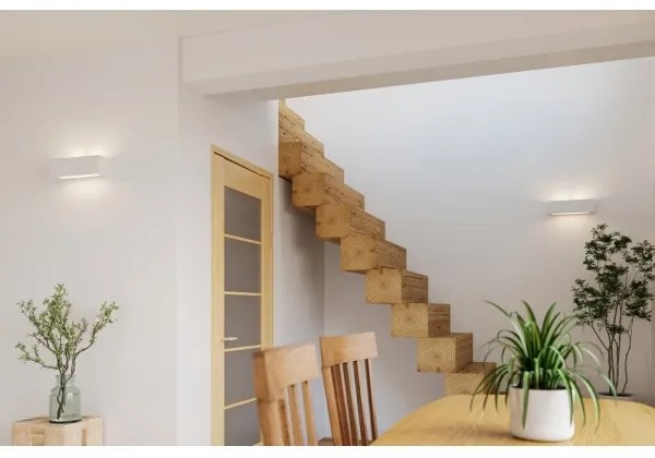 Aplică perete VEGA 1xE27/60W/230V alb