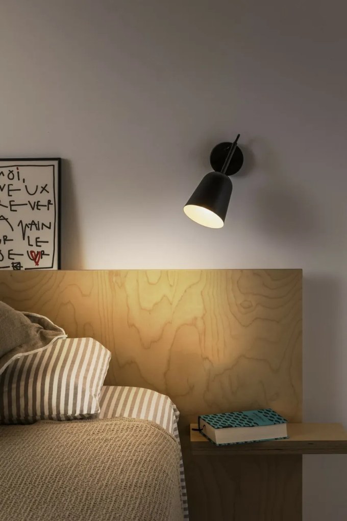 Aplica de perete design modern Studio negru
