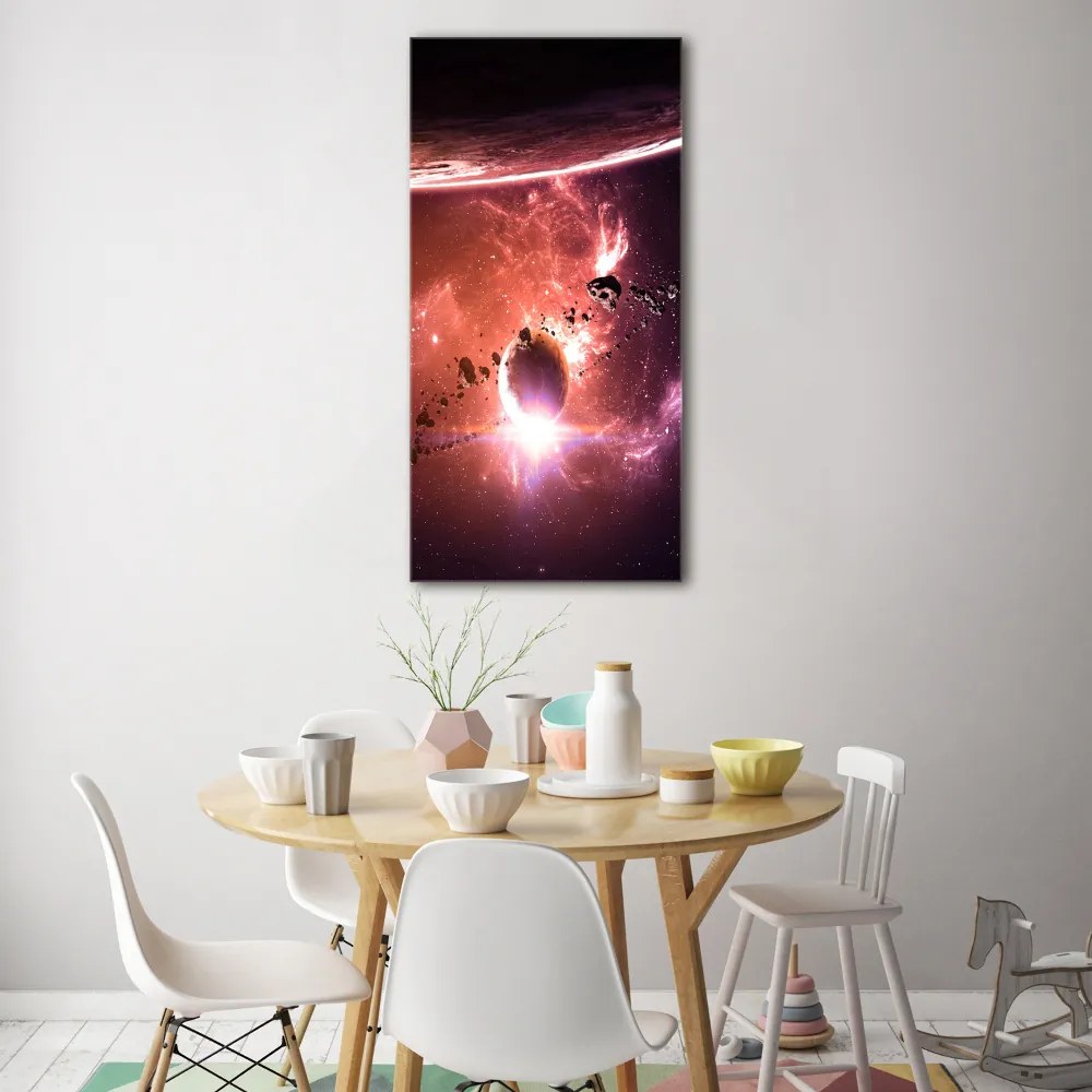 Tablou pe pe sticlă Galaxie
