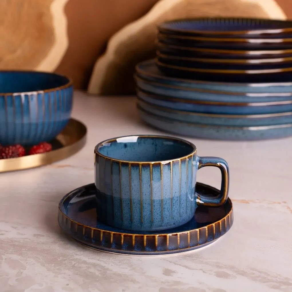 Altom Set of 2 cups Reactive Stripes 220 ml