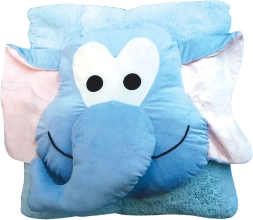 PROMOTIE Perna pentru copii CUDDLI FRIENDS 70x70 cm din plus - mai multe culori II. calitate Culoare: Albastru