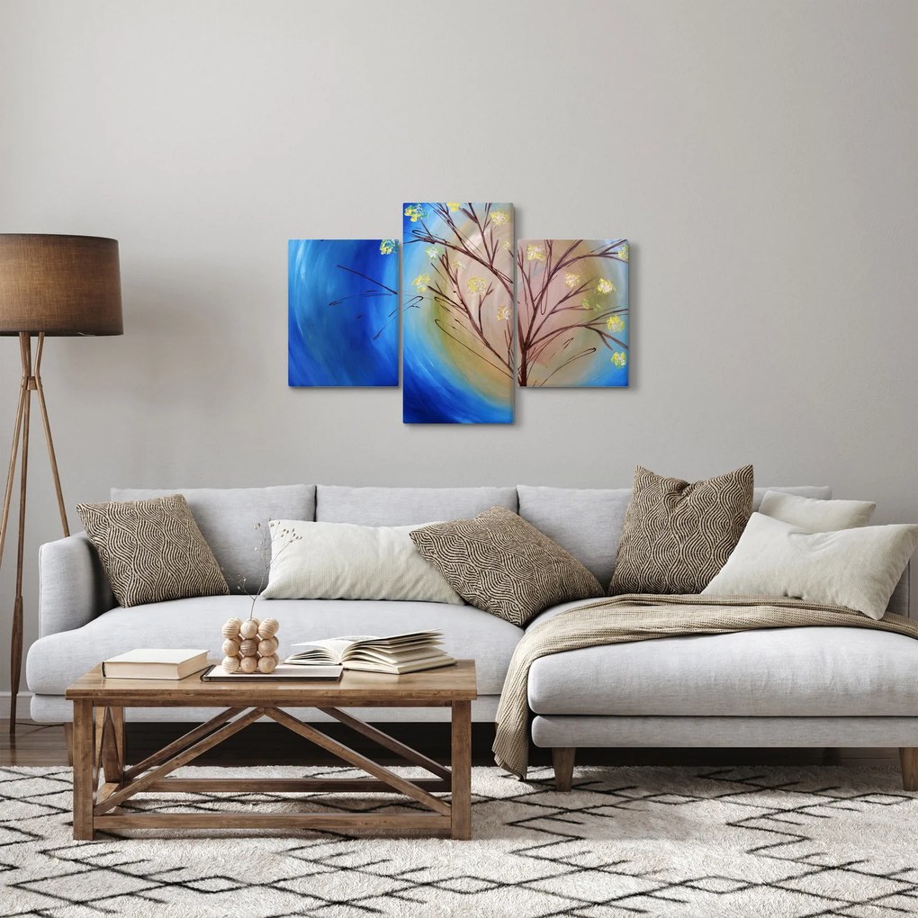 Tablou - Copac în fața soarelui (90x60 cm)