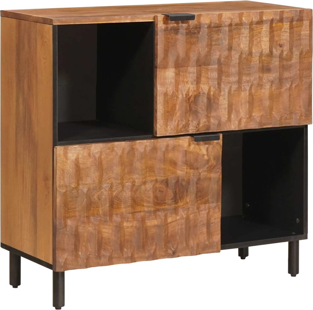 vidaXL Bufet Finisaj Acacia Maro 80 x 33 x 75 cm Lemn de mango solid