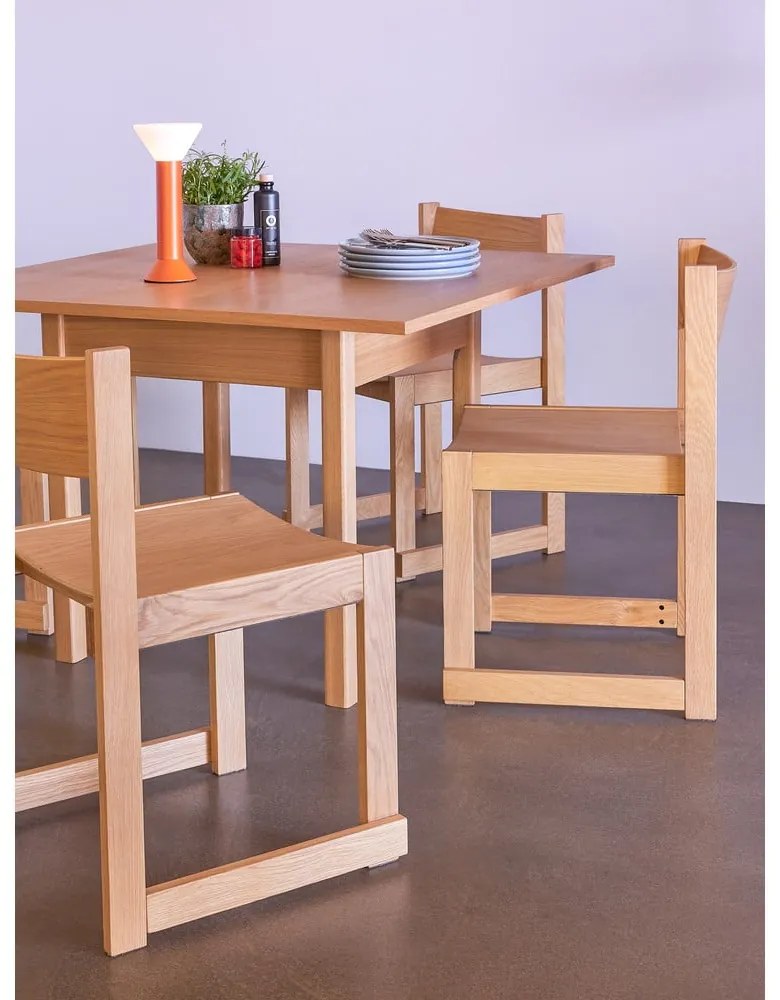 Veioză portocalie cu intensitate reglabilă (înălțime 30 cm) Flash – Hübsch