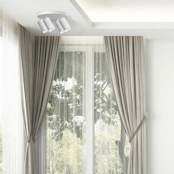 Spot pentru baie TURYN 4xGU10/10W/230V IP44 alb