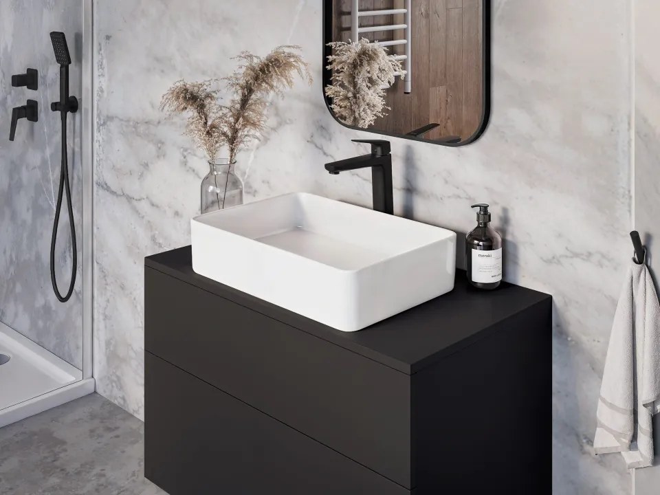 BLUR – baterie de lavoar înalta BQL_N20K Finisaj: Negru