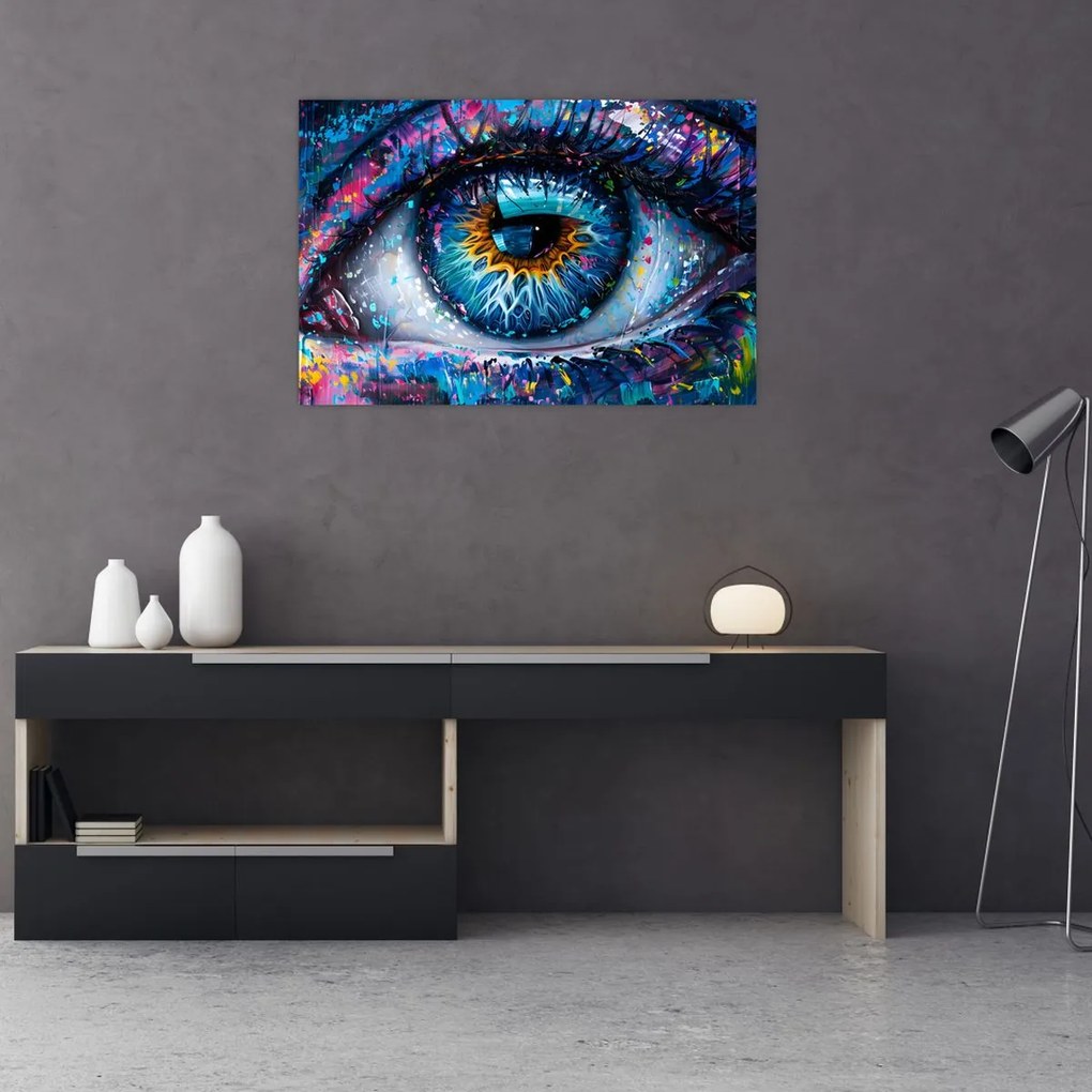 Tablou - Pictura ochilor (90x60 cm)