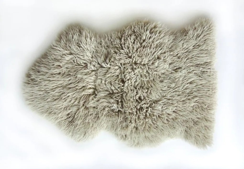 Blana de oaie Long Wool Curly Single 90x60cm
