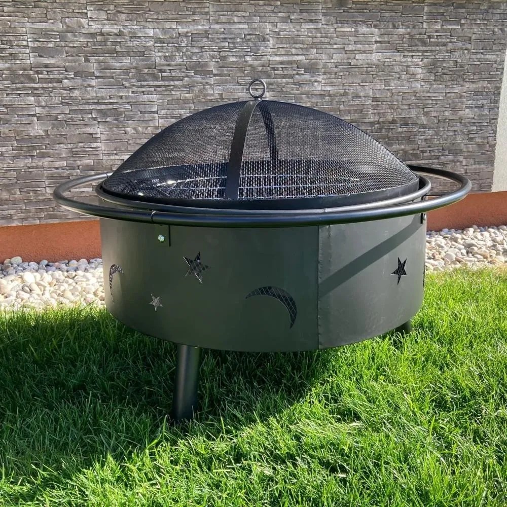 Vatră de grădină cu grătar Avenberg WILDFIRE