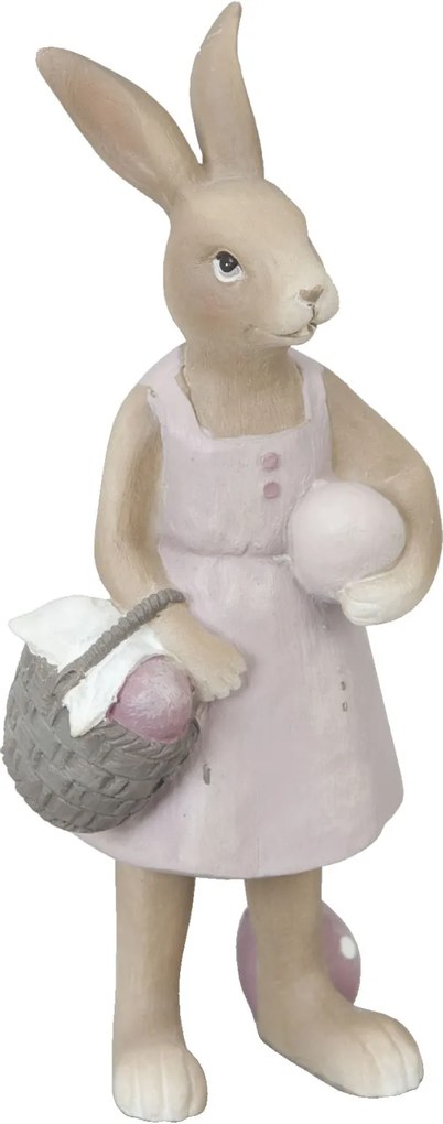 Figurina Iepuras Paste Girl polirasina 6 cm x 5 cm x 14 cm