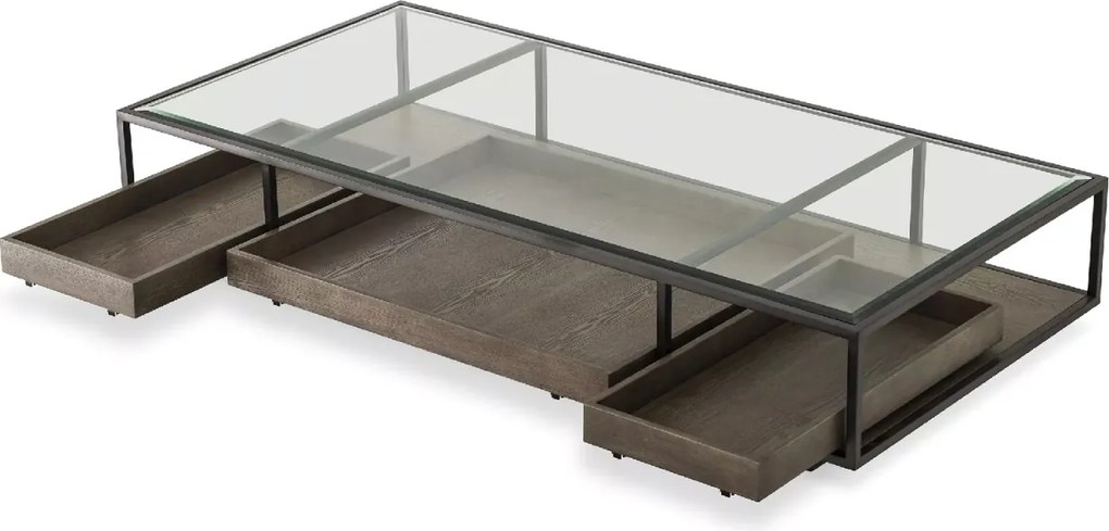 Masuta de cafea design LUX Roxton, 180x90cm