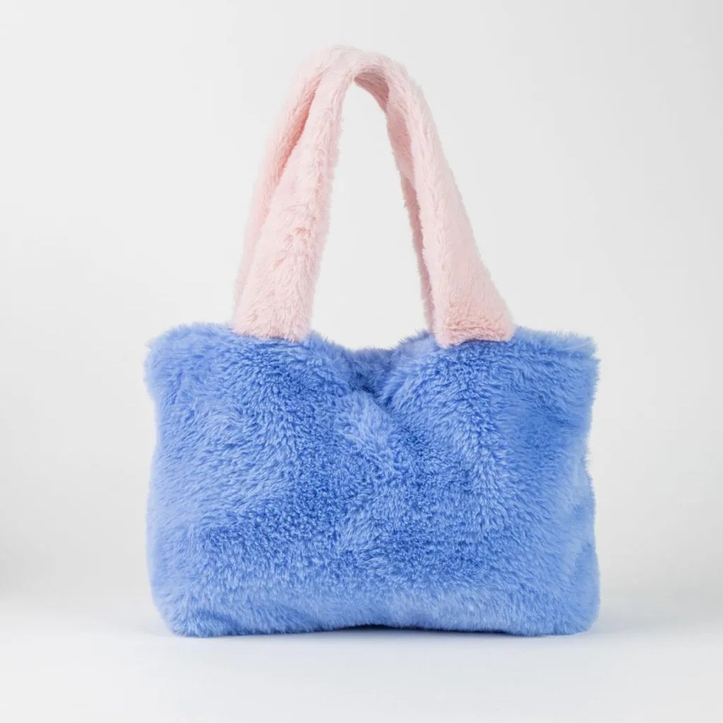 Disney Lilo și Stitch Fluffy geantă de cumpărături din pluș, 31 cm