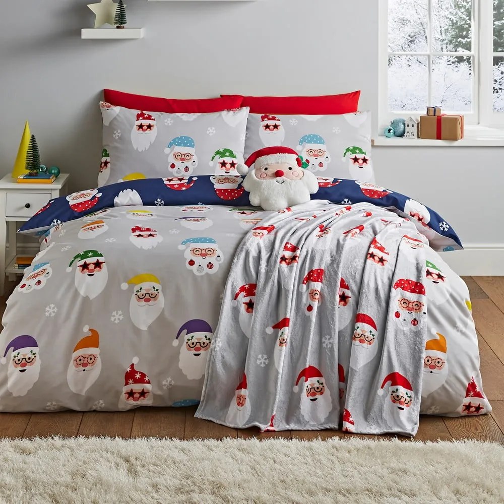 Lenjerie de pat pentru pat dublu, extinsă 230x220 cm Santa Spec-Tacular – Catherine Lansfield