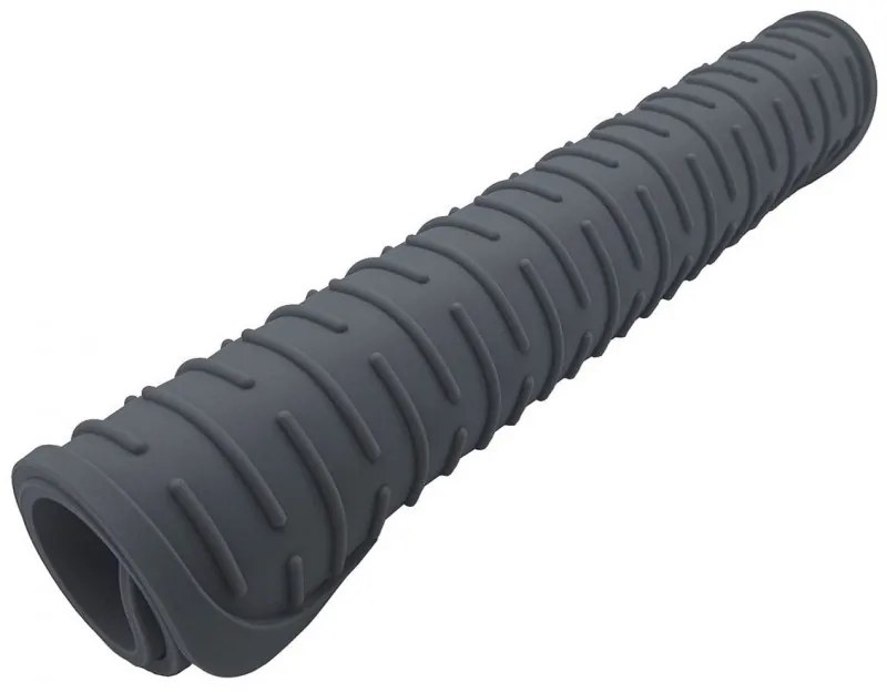 Uscator de vase din silicon KH 1905, 46x40 cm, Suprafata antiderapanta, Marginea de scurgere, Rulare, Gri