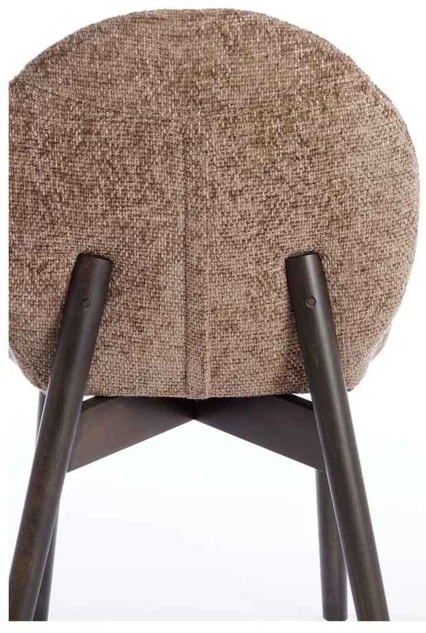 Set de scaune de sufragerie maro 2 buc. tapițat Sinosa – Light &amp; Living