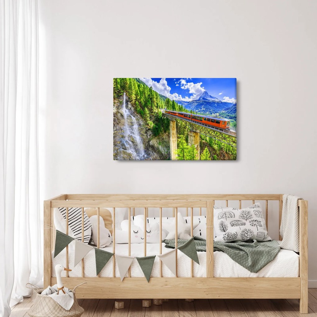 Tablou - Matterhorn, Zermatt, Valais, Elveția (90x60 cm)