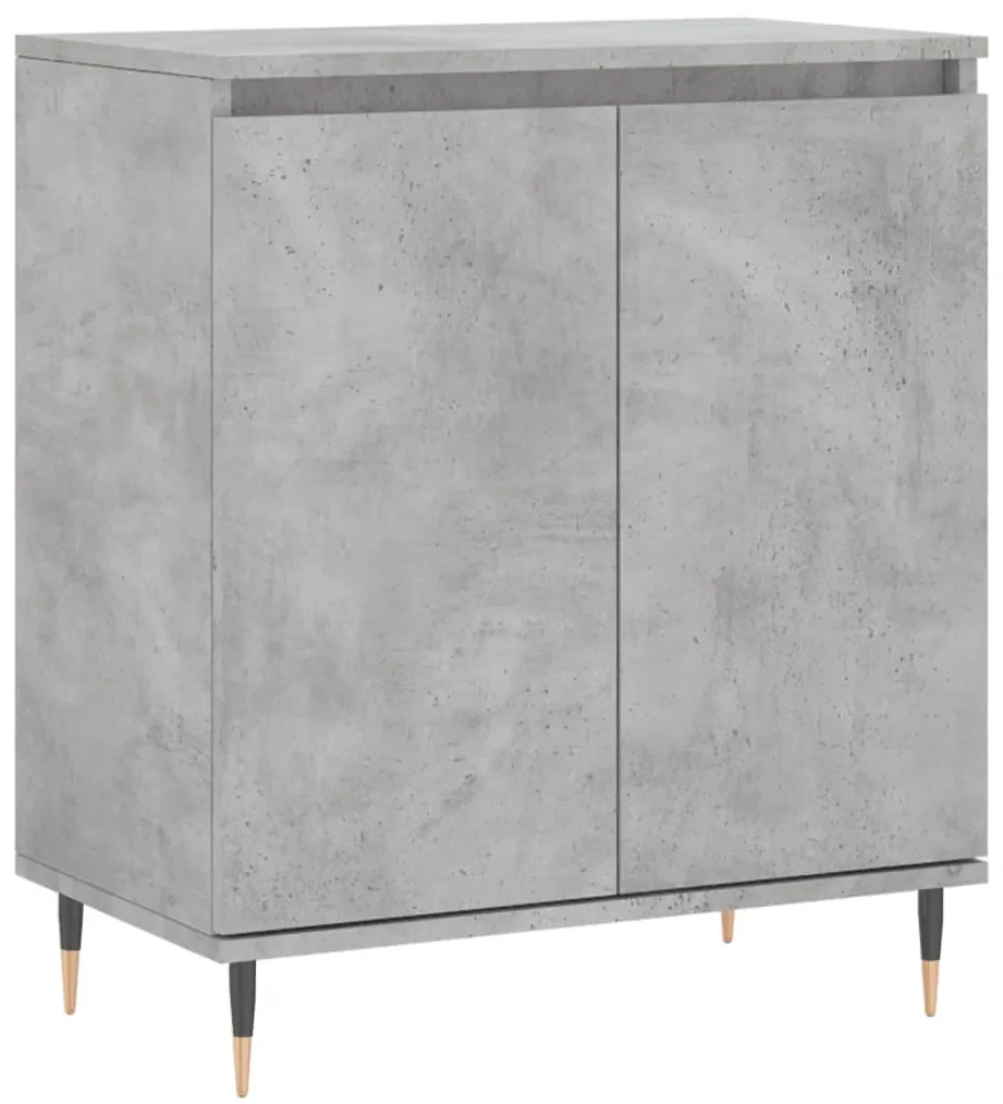 827152 vidaXL Servantă, gri beton, 60x35x70 cm, lemn prelucrat
