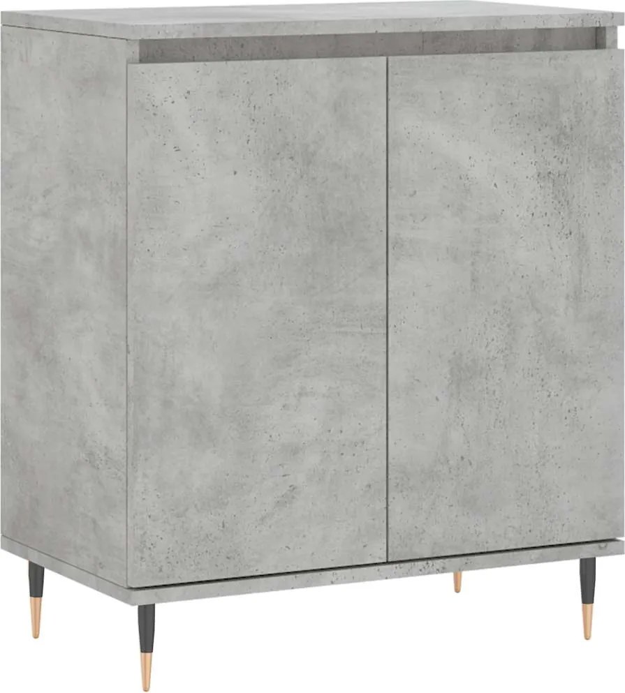 vidaXL Servantă, gri beton, 60x35x70 cm, lemn prelucrat