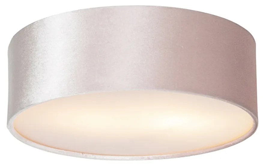 Plafoniera moderna roz 30 cm cu interior auriu - Drum