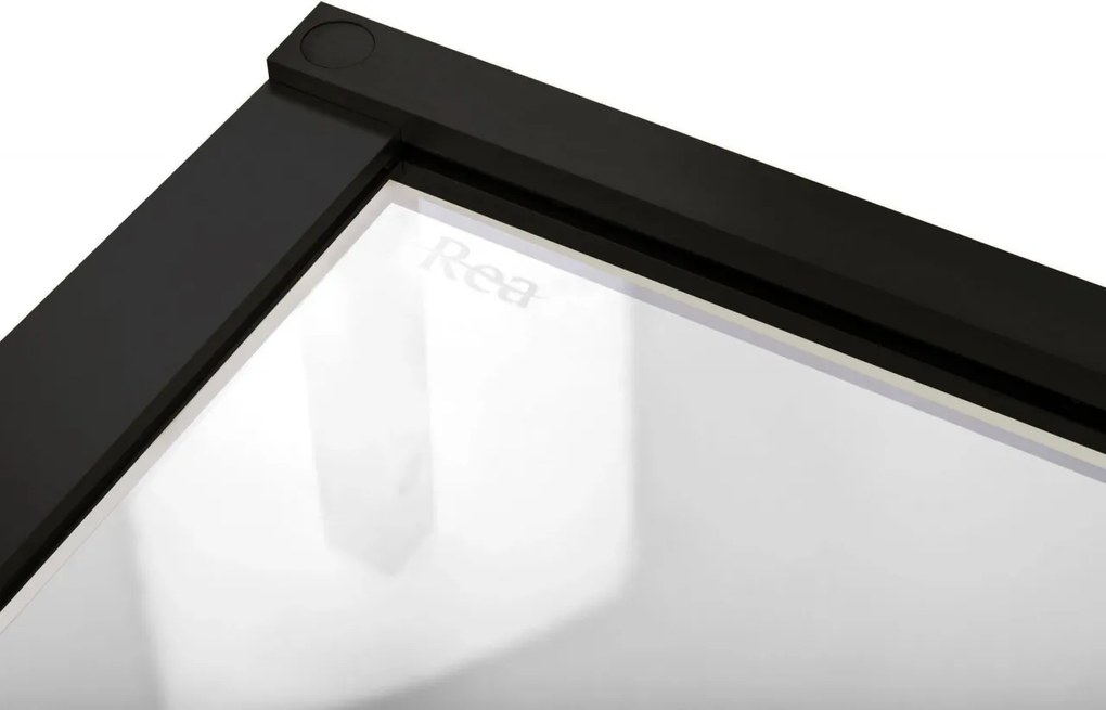 Cabina dus REA Hugo Double Black 80x100
