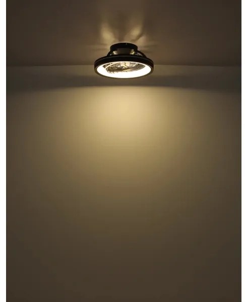 Ventilator LED RGB dimabil de tavan Globo 03665 DEANNE LED/40W/230V + telecomandă