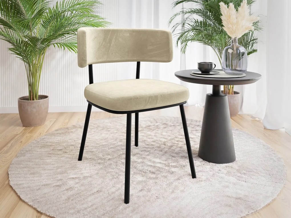 Scaun sufragerie Sorossa (crem + Negru) . 1103518