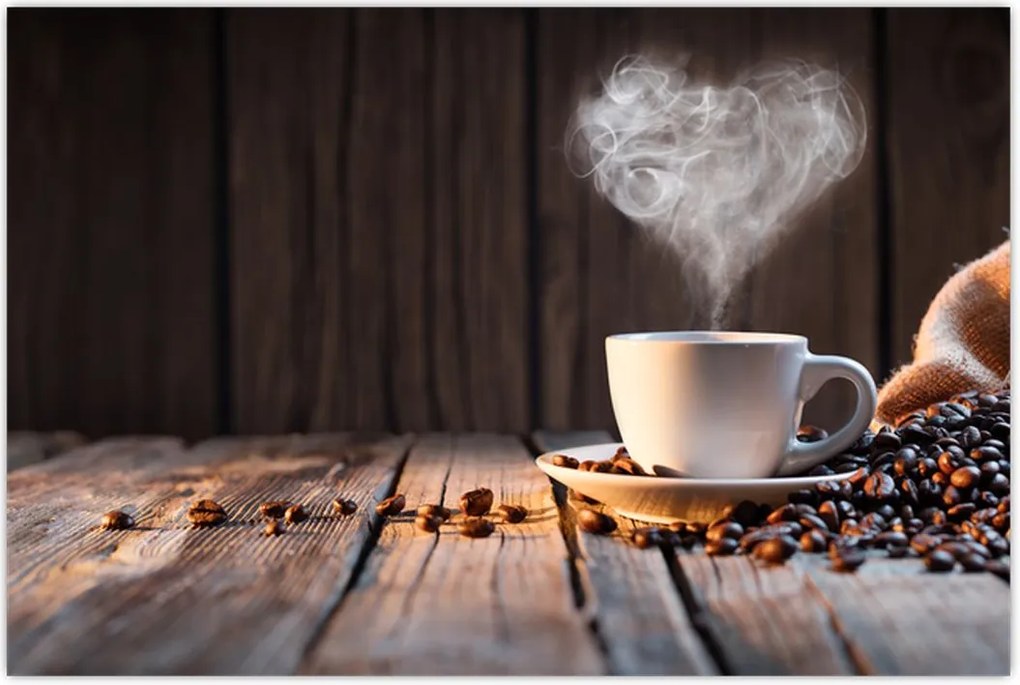 Tablou - Timp pentru cafea (90x60 cm)