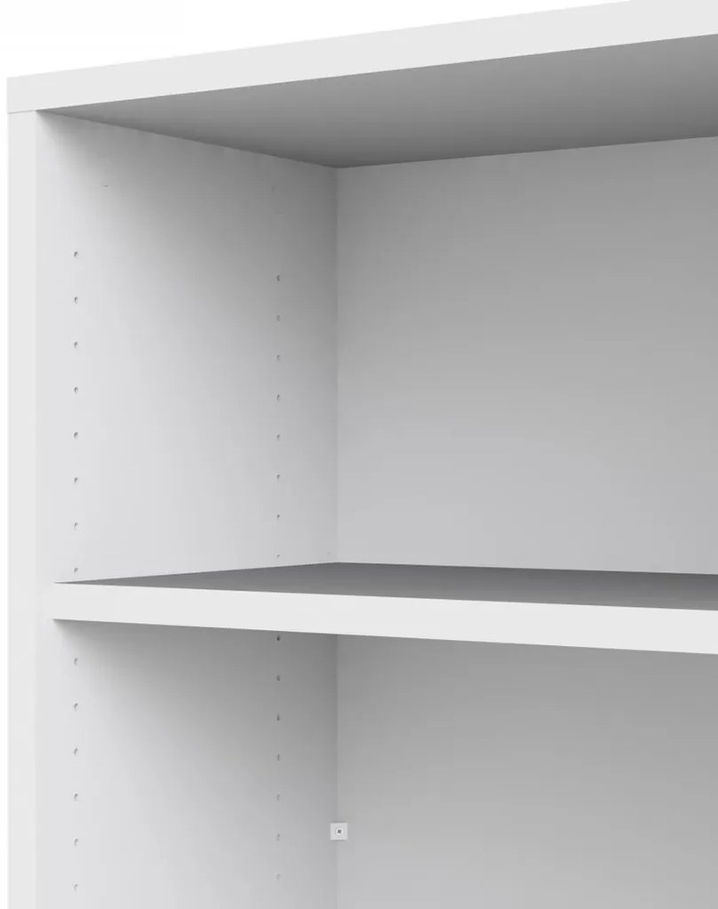 Dulap Modulo 89 x 40 x 186 cm, uși + sertare, alb