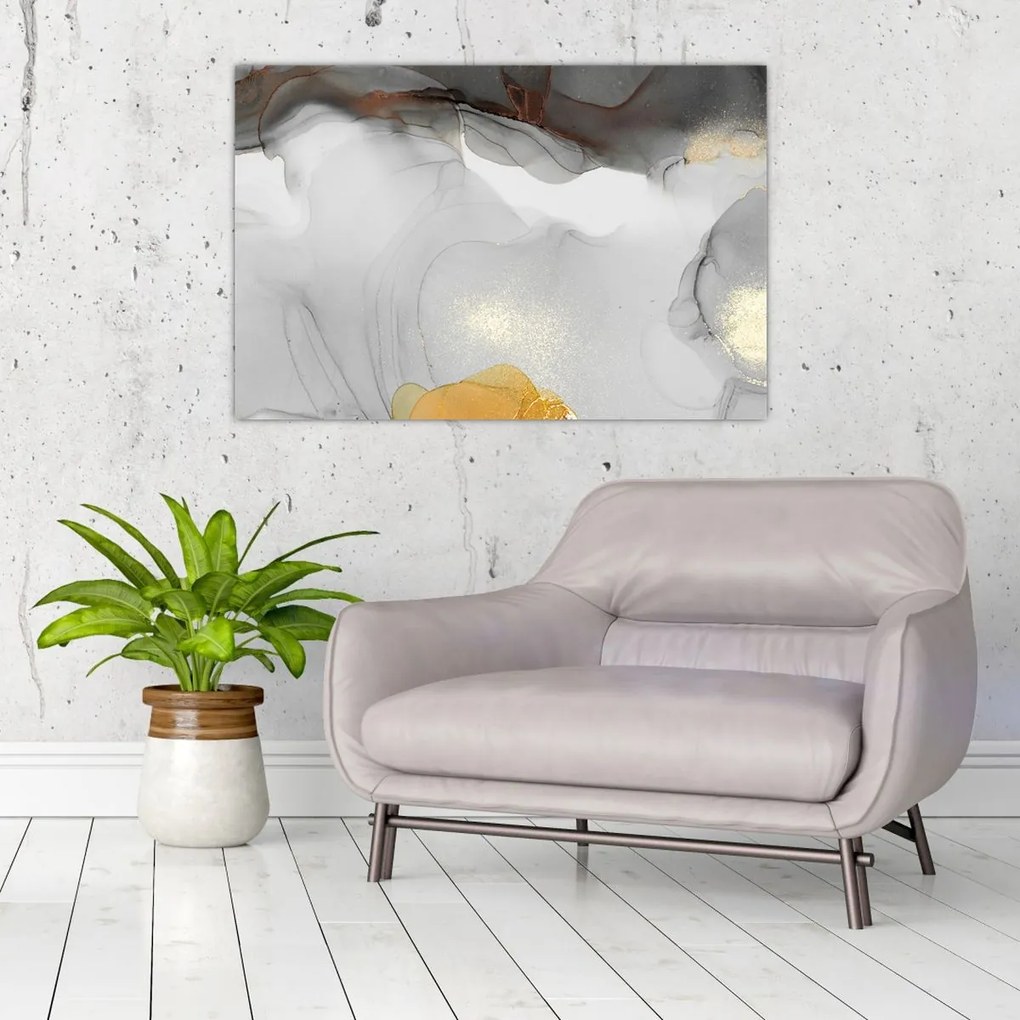 Tablou - Artă cu cerneală II. (90x60 cm)