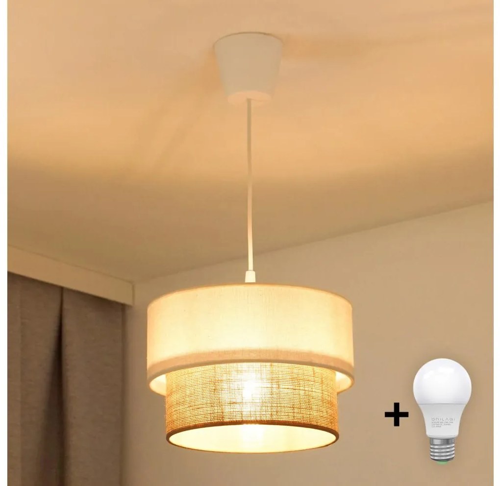 Lustră LED pe cablu Brilagi BOHO STYLE 1xE27/15W/230V d. 25 cm