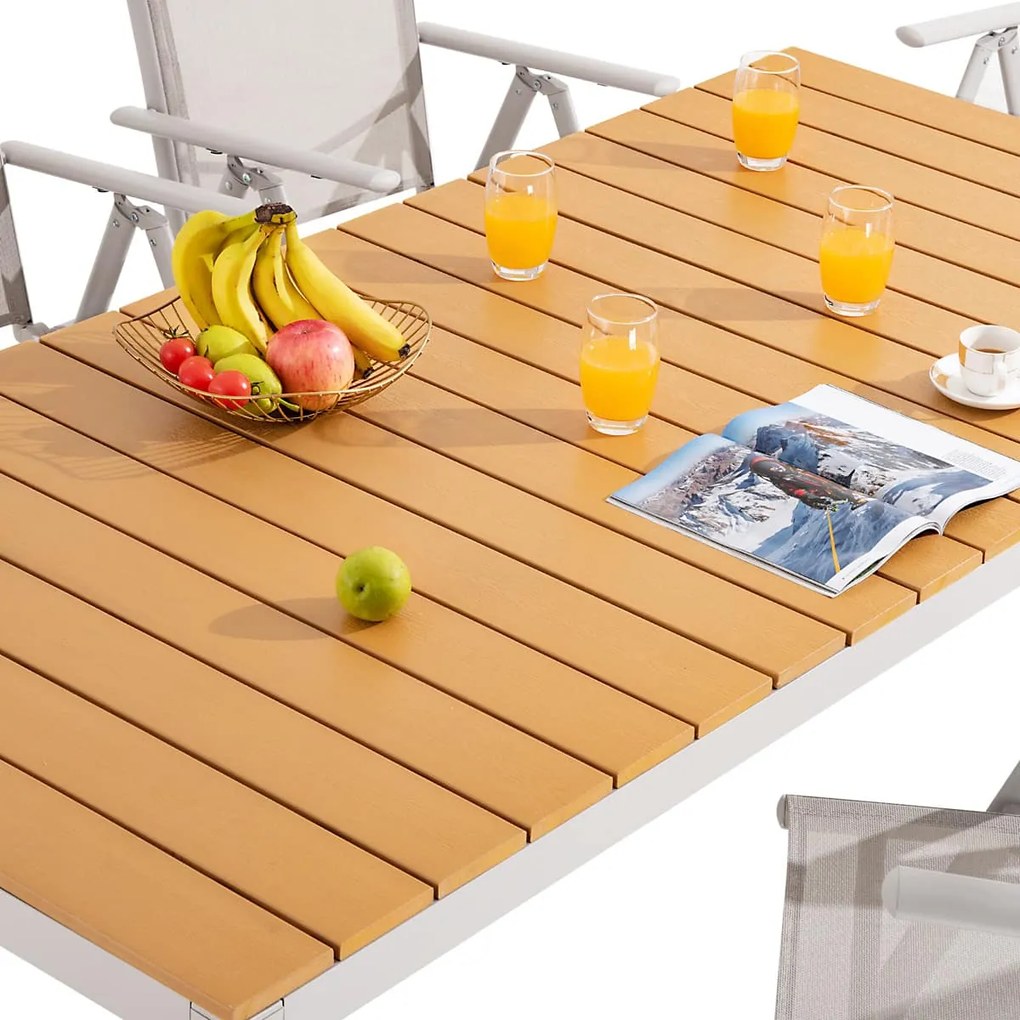 Deuba Set aluminiu gradina 1+8 - gri