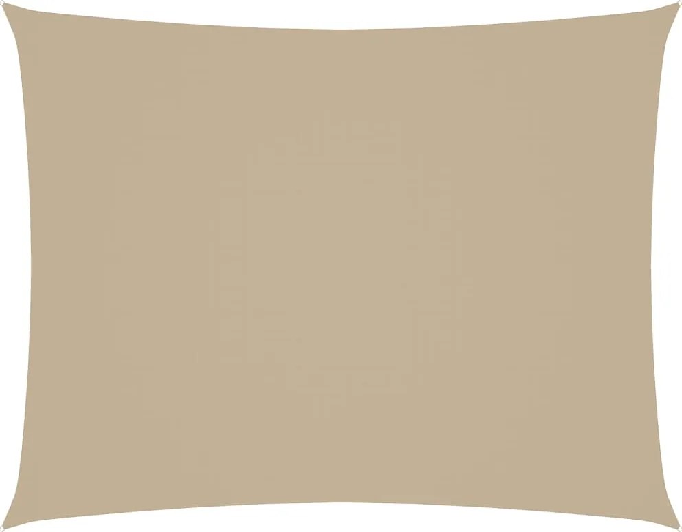 vidaXL Parasolar, bej, 2,5x4 m, țesătură oxford, dreptunghiular