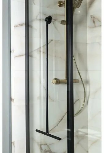 Racletă de podea AQUALINE SQ121B 30 x 89 cm, negru
