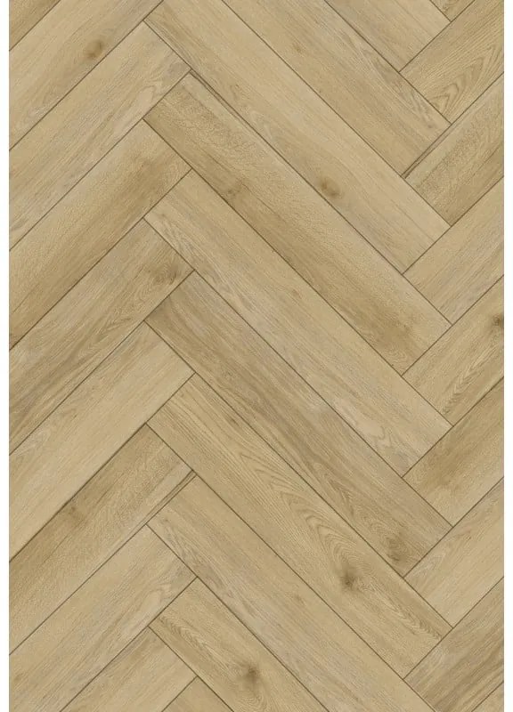 Mexen Charter Oak probă panouri din vinil Herringbone SPC 6,5 mm, suport 1,5 mm, 4 V-Fuga, Stejar - F1169-S
