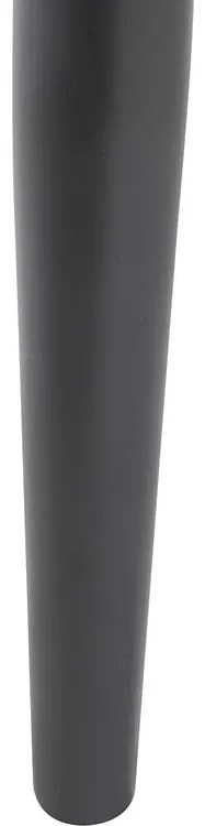 Pat matrimonial 180 cm Victoire (negru) (cu somieră). 1076352