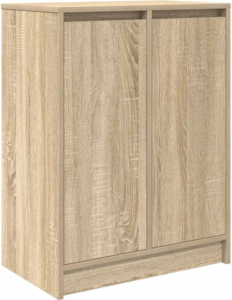 vidaXL Dulap Pantofi Stejar Sonoma 57x34x76 cm Lemn prelucrat