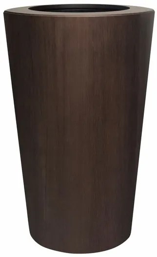 Ghiveci din lemn cu auto-irrigare ARC, tall, mai multe variante - Hobby Flower Culoare: stejar închis