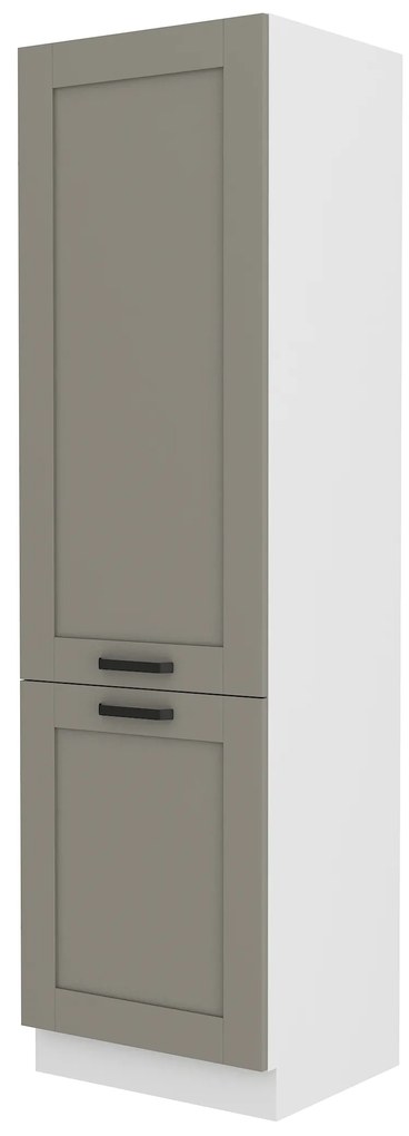 Dulap de bucătărie pentru alimente Lucid 60 LO 210 2F (claygrey + alb). 1045465