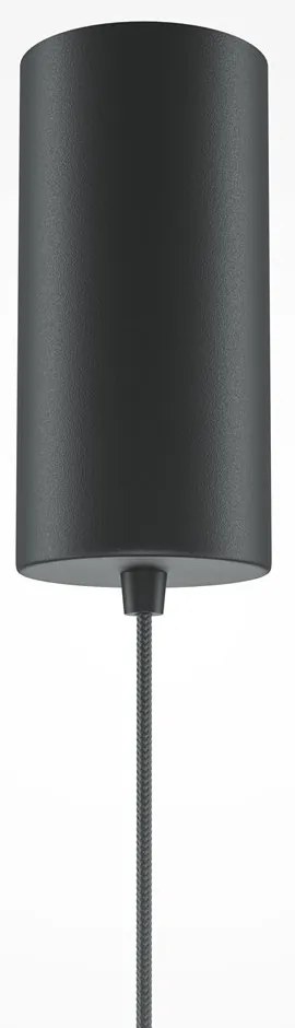 Lustra/Pendul LED design modern El 35cm negru/auriu