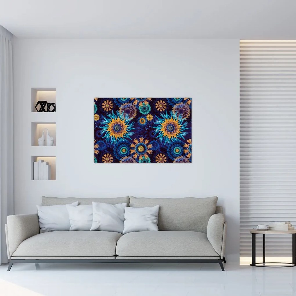 Tablou - 3D flori (90x60 cm)